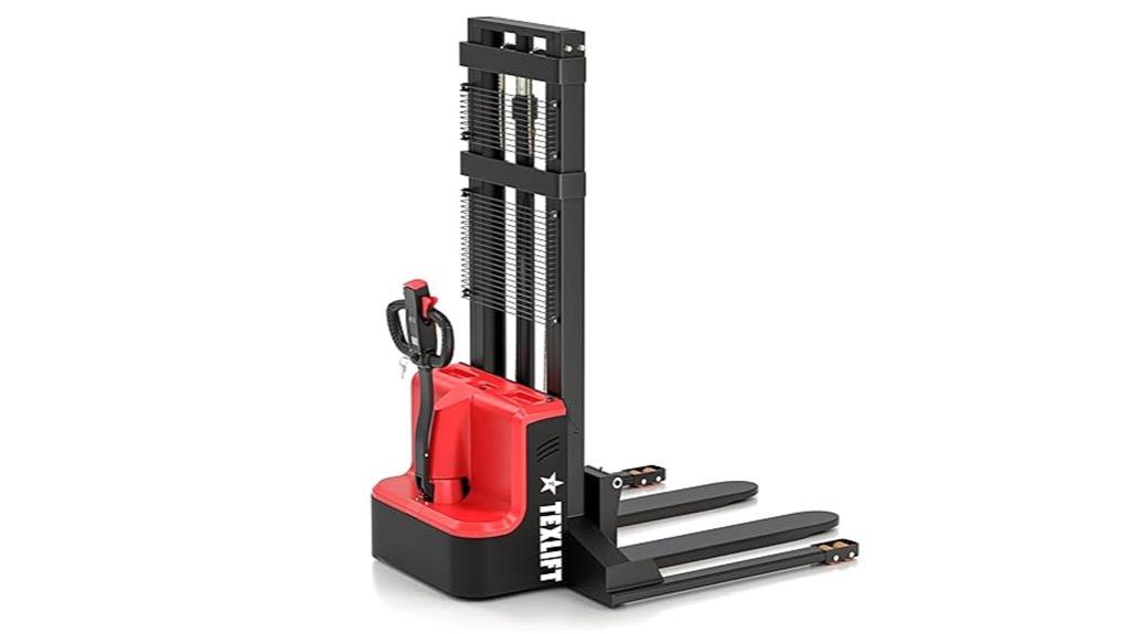 electric pallet stacker capacity