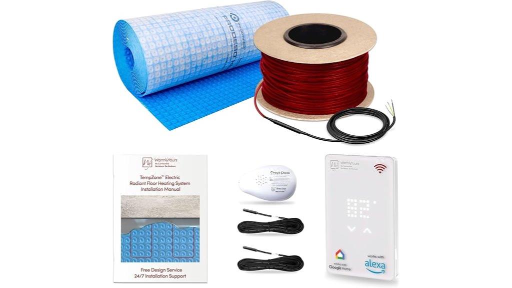 electric radiant floor heating