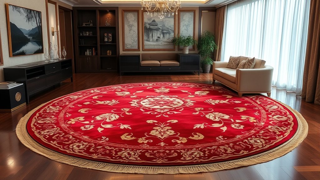 elegant 8 foot silk rugs