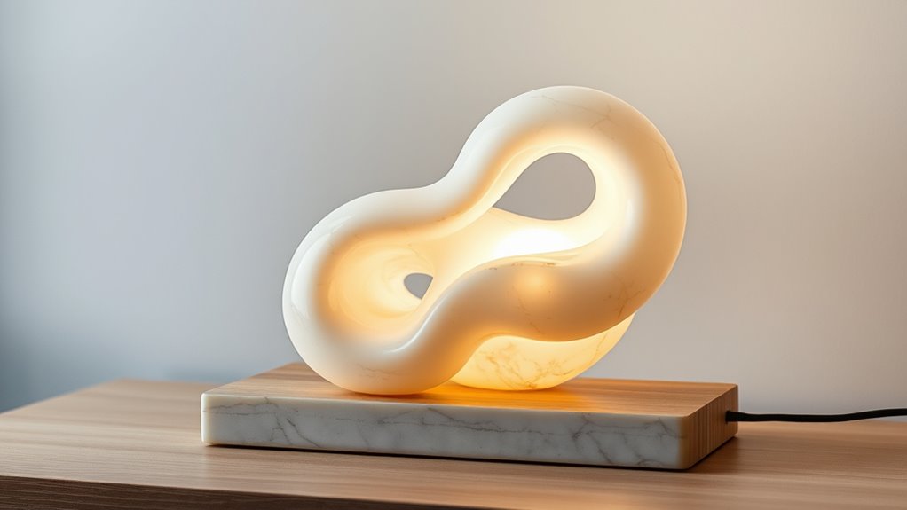 elegant alabaster lamp designs