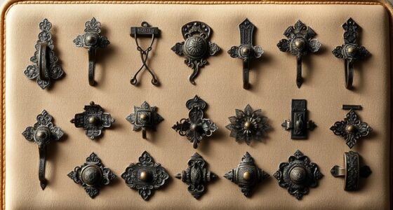 elegant antique rug clips