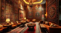 elegant boutique hotel rugs