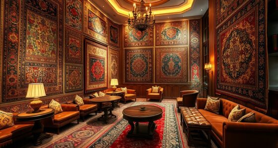 elegant boutique hotel rugs
