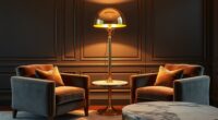 elegant brass dimmer lamps