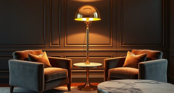 elegant brass dimmer lamps