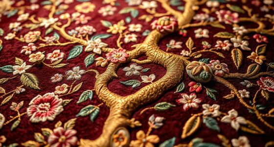 elegant craftsmanship in silk