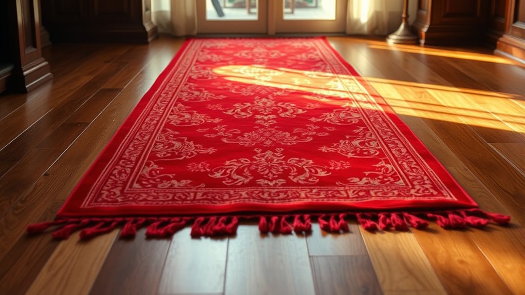 elegant durable silk runners