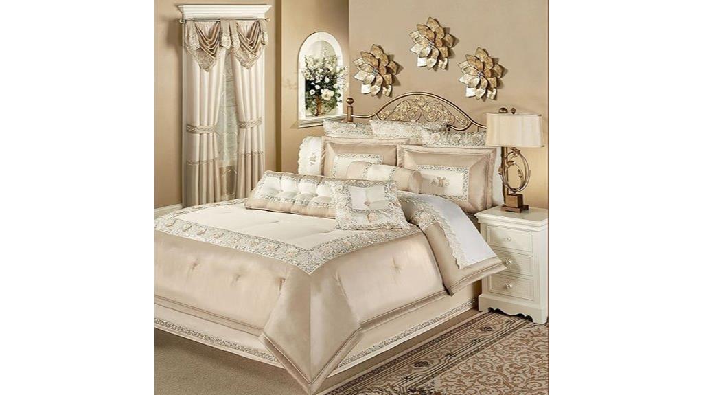 elegant faux silk comforter