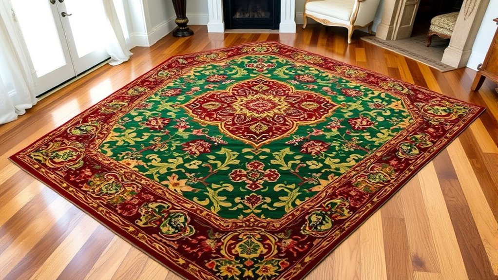 elegant persian silk carpets