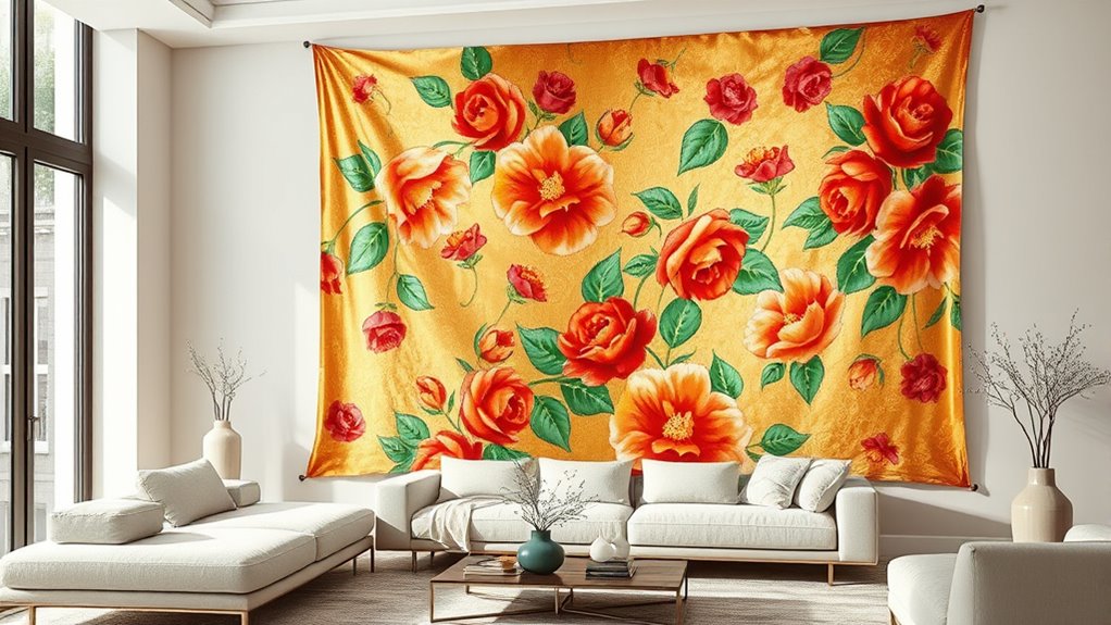 elegant silk rug tapestry selection