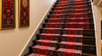 elegant silk stair runners