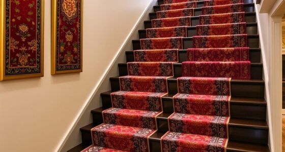 elegant silk stair runners
