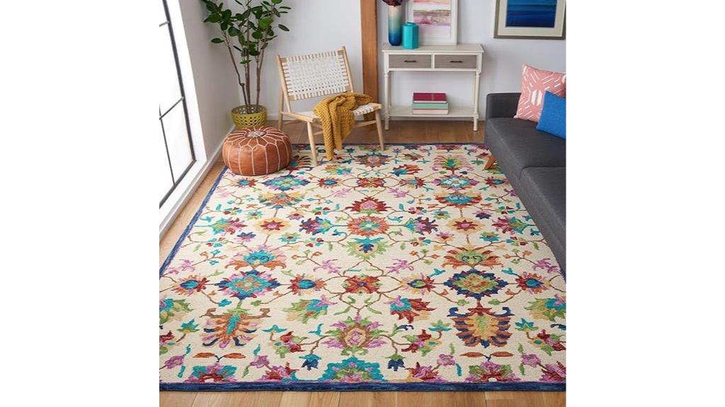 elegant wool rug pattern