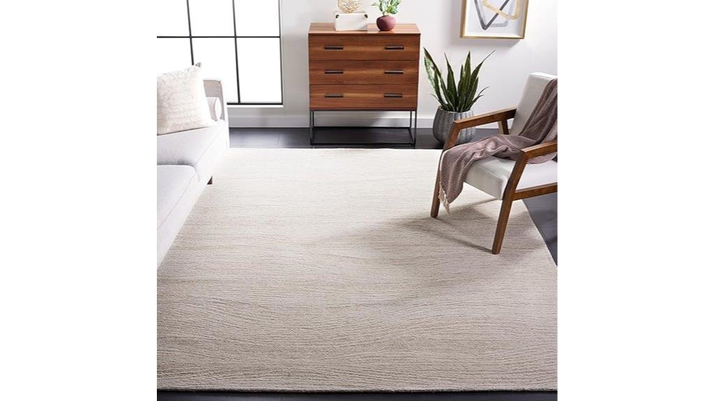 elegant wool rug size