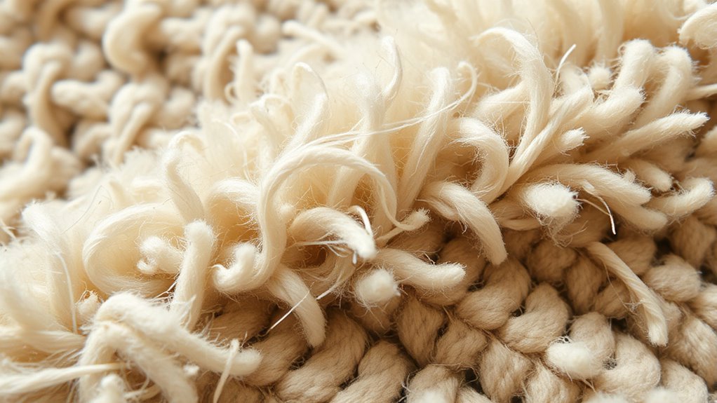 excessive wool rug shedding