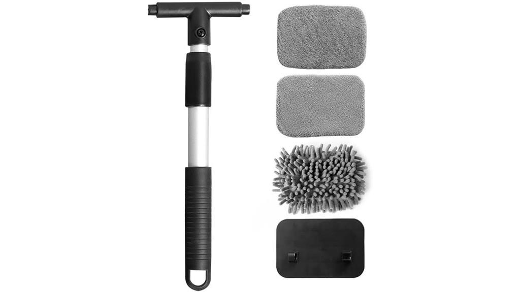 extendable windshield cleaning tool