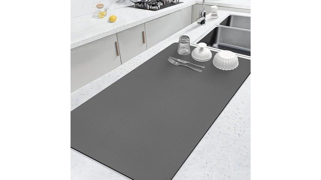 extra large dish drying mat