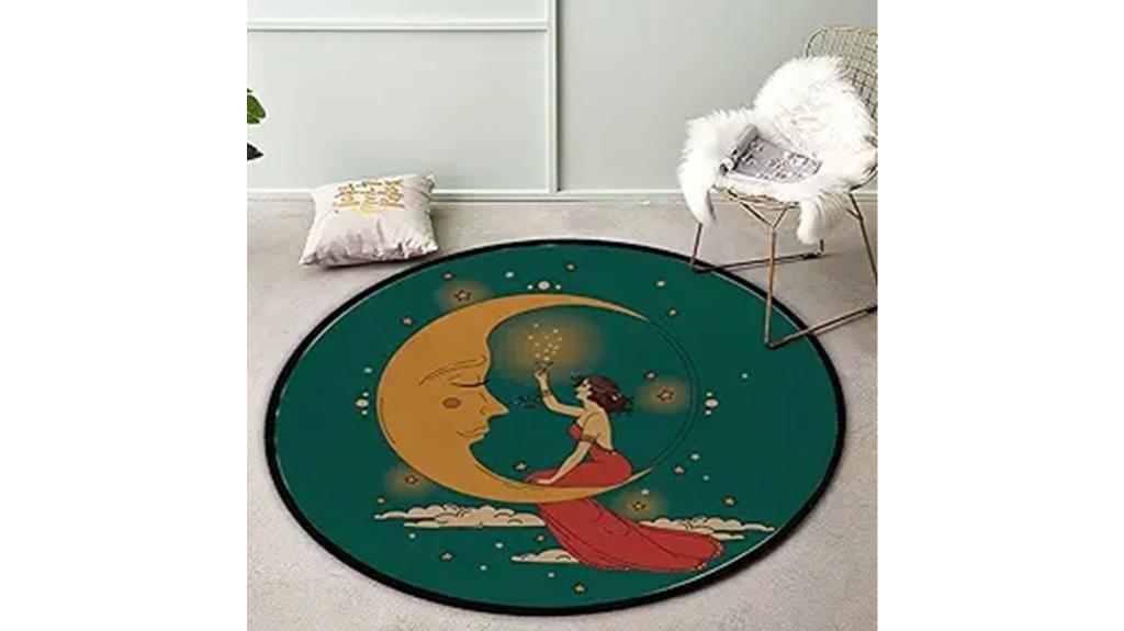 fairy woman art rug