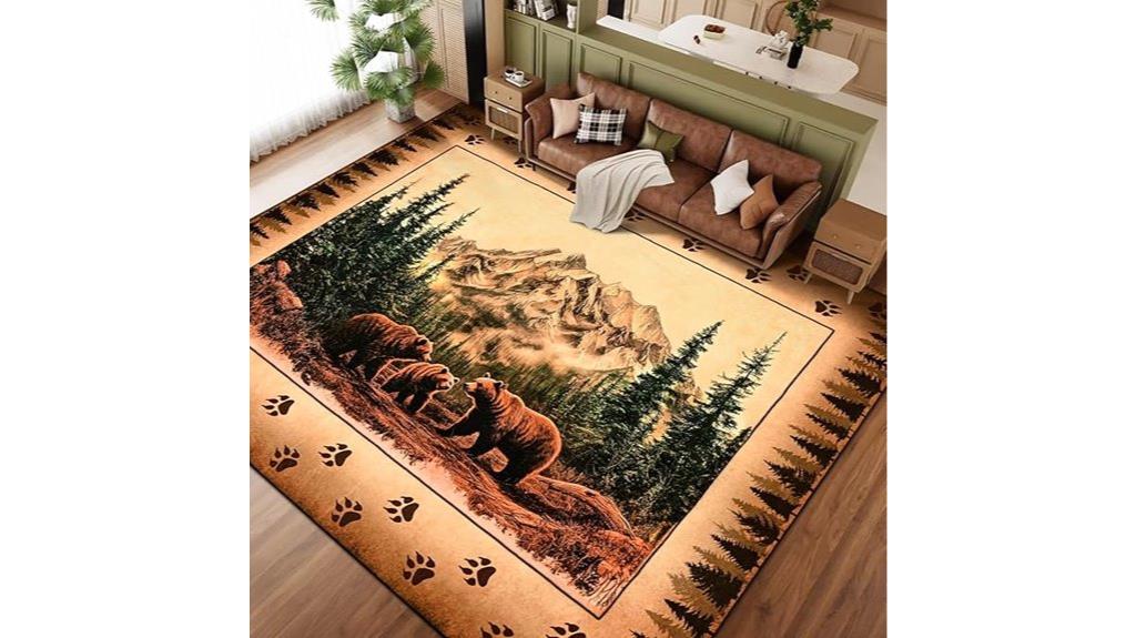 farmhouse 8x10 area rug