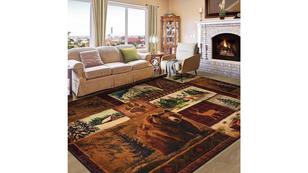 farmhouse style area rug