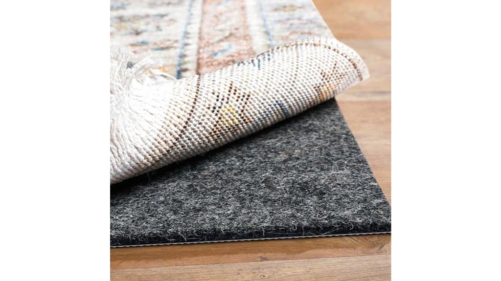 felt rubber rug pads