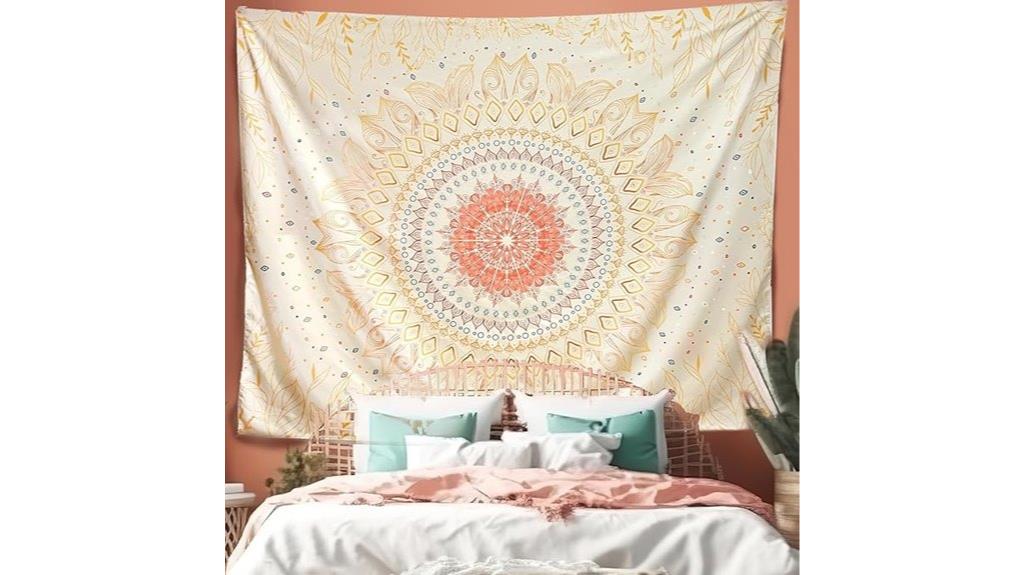 floral bedroom wall tapestry
