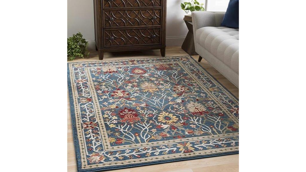 floral bohemian rug