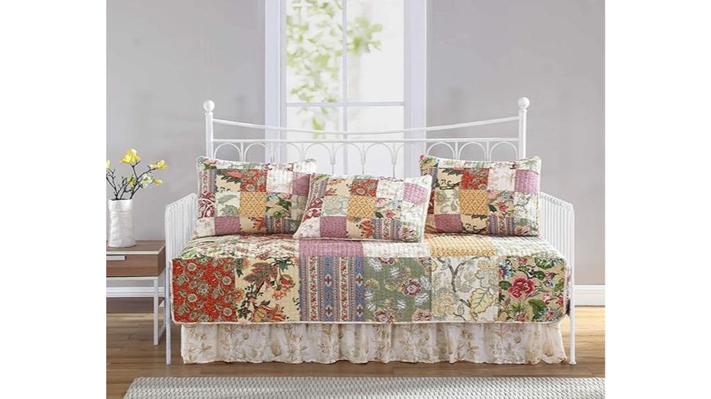 floral patchwork daybed cover