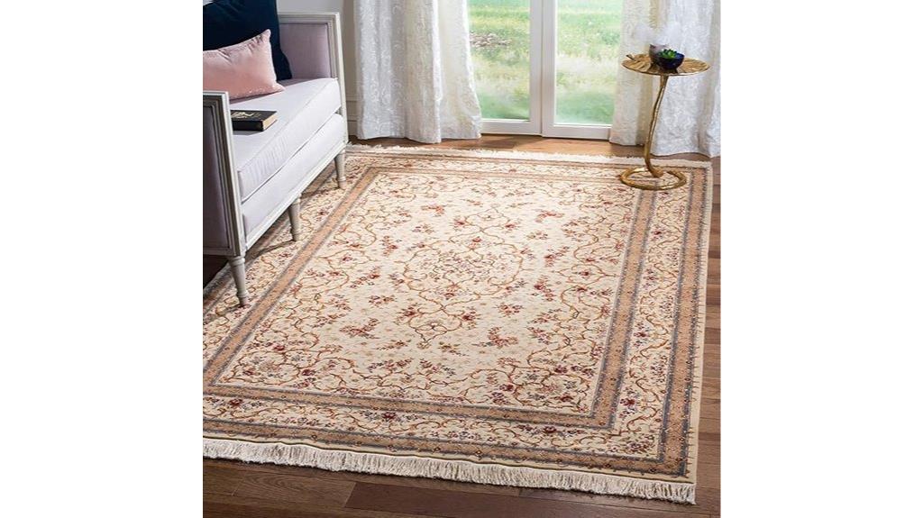 floral tabriz accent rug