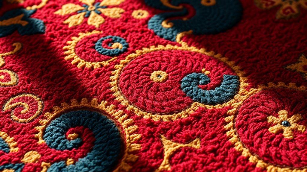 focus on intricate textures