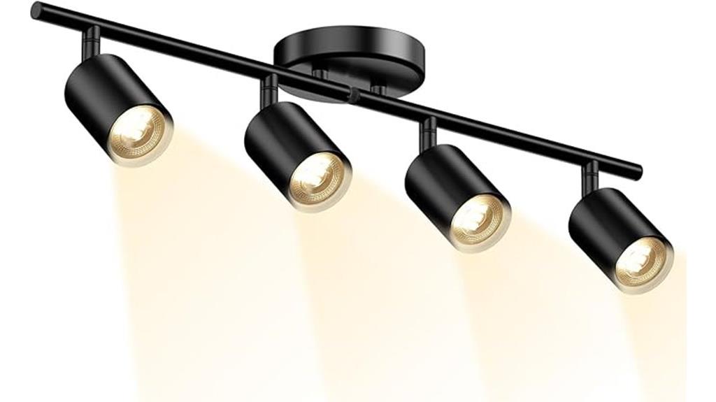 four bulb led track lighting