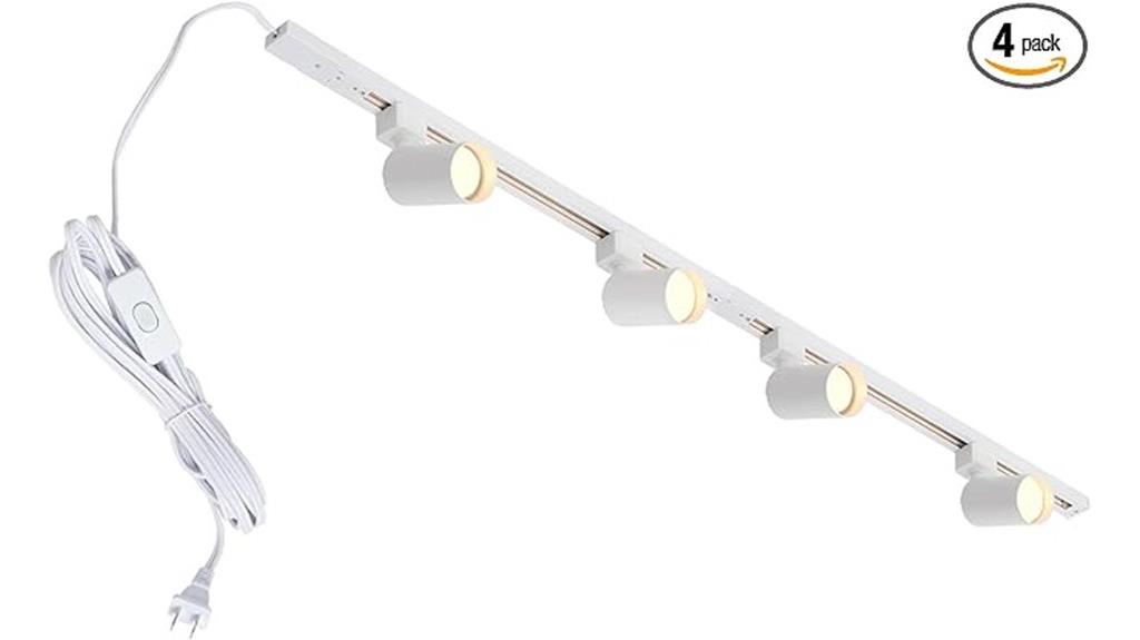 four light gu10 track kit