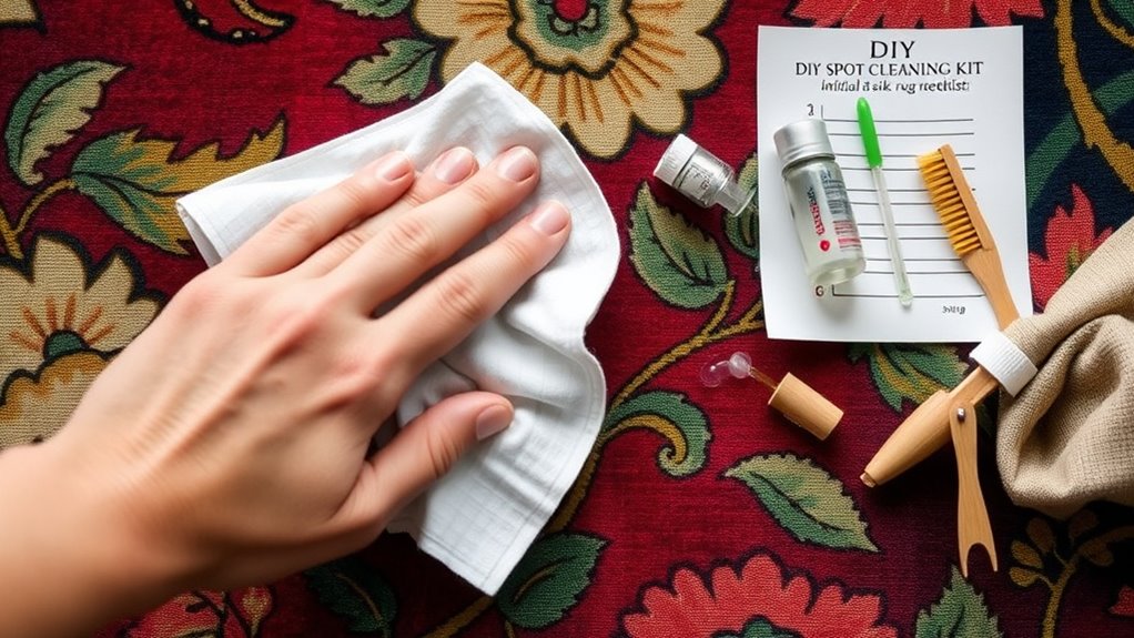 gentle blotting prevents damage