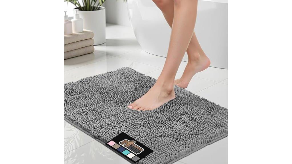 gorilla grip chenille bath mat