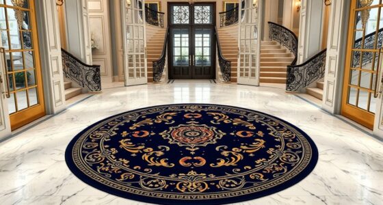 grand foyer round rugs
