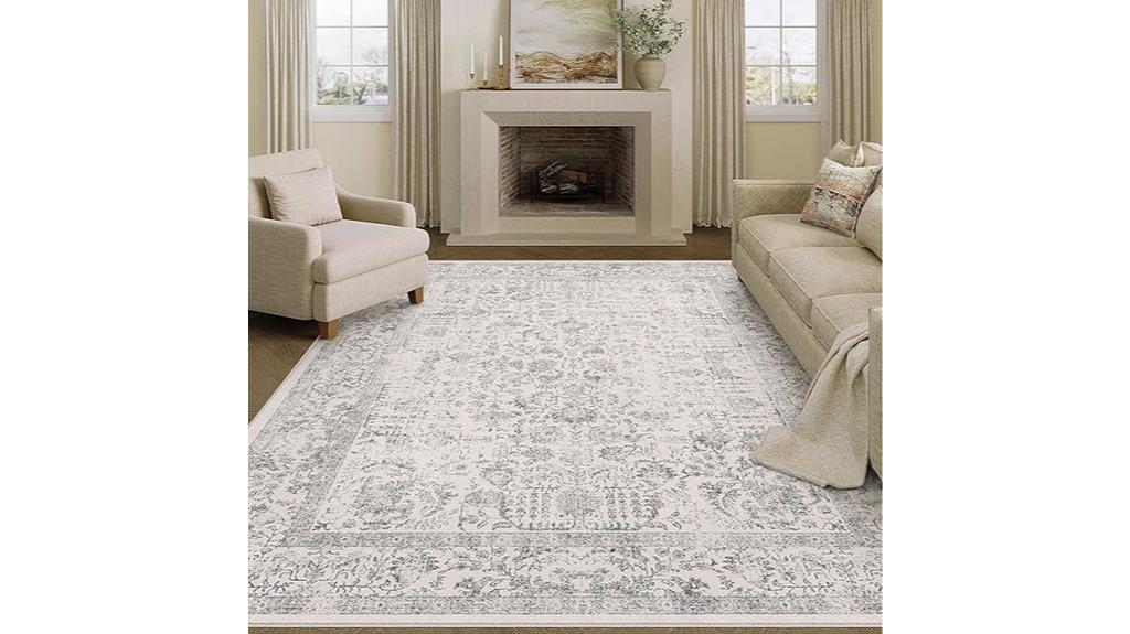 gray 6x9 vintage rug