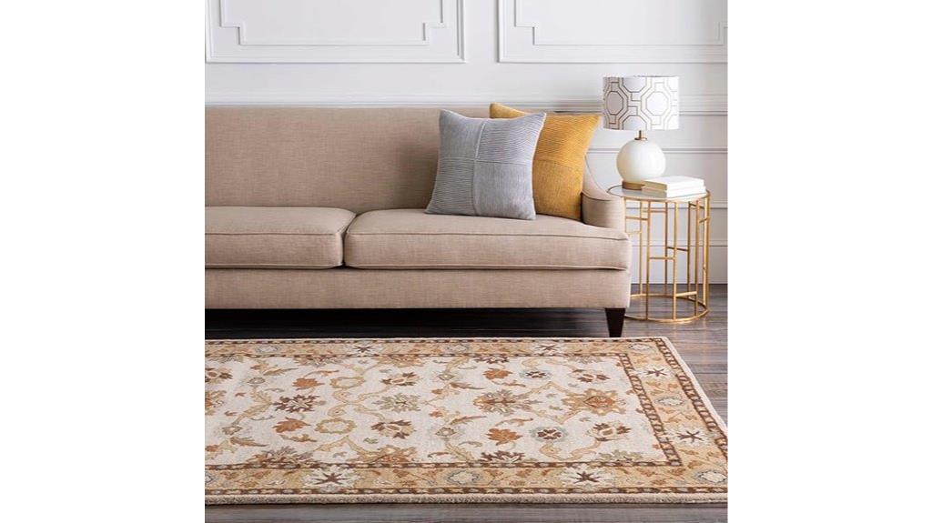 gray wool 2x3 rug