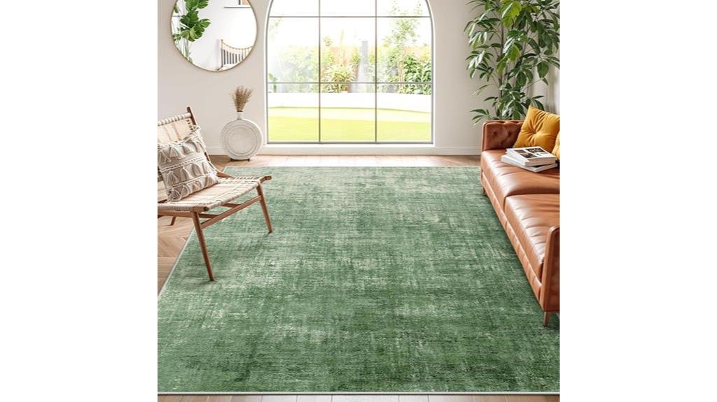 green 8x10 area rug