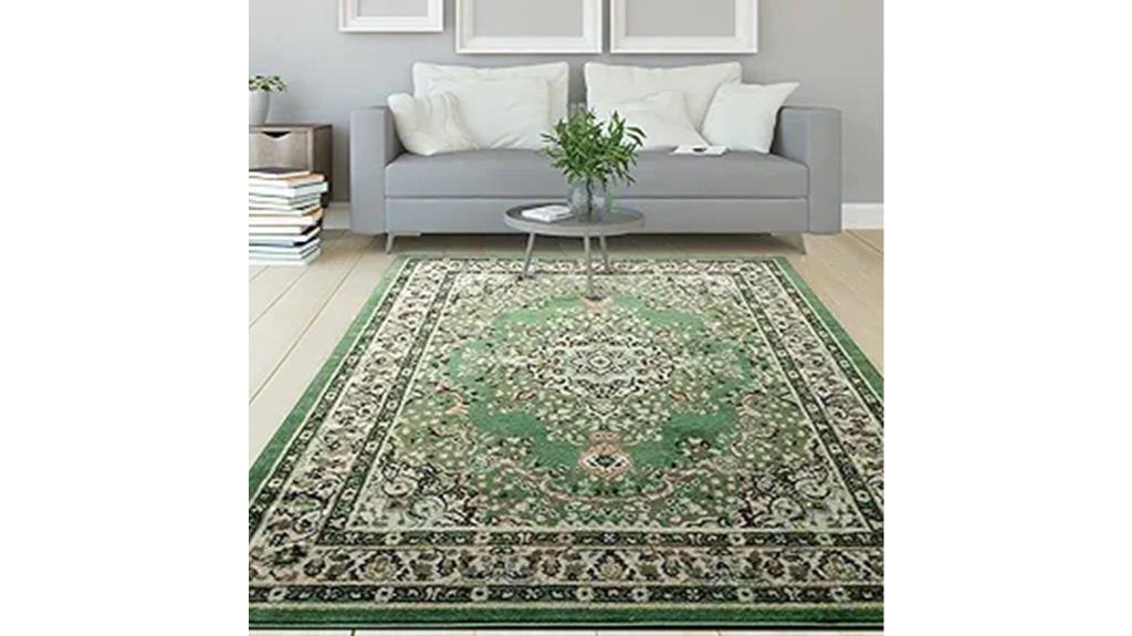 green beige 5x7 rug