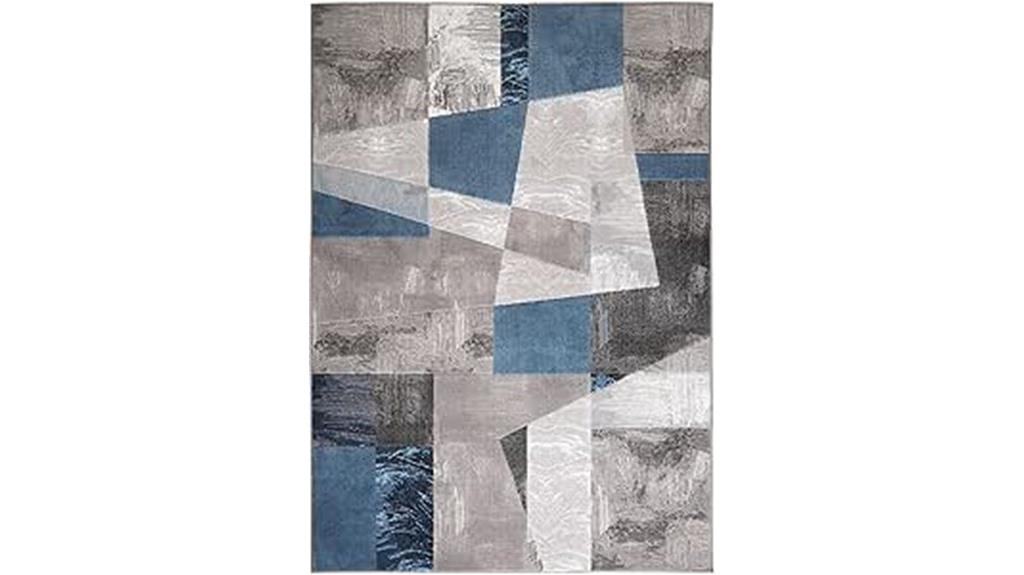grey blue area rug