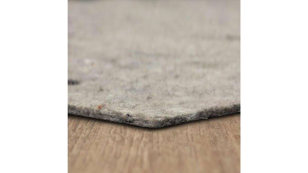 grey felt rug cushion