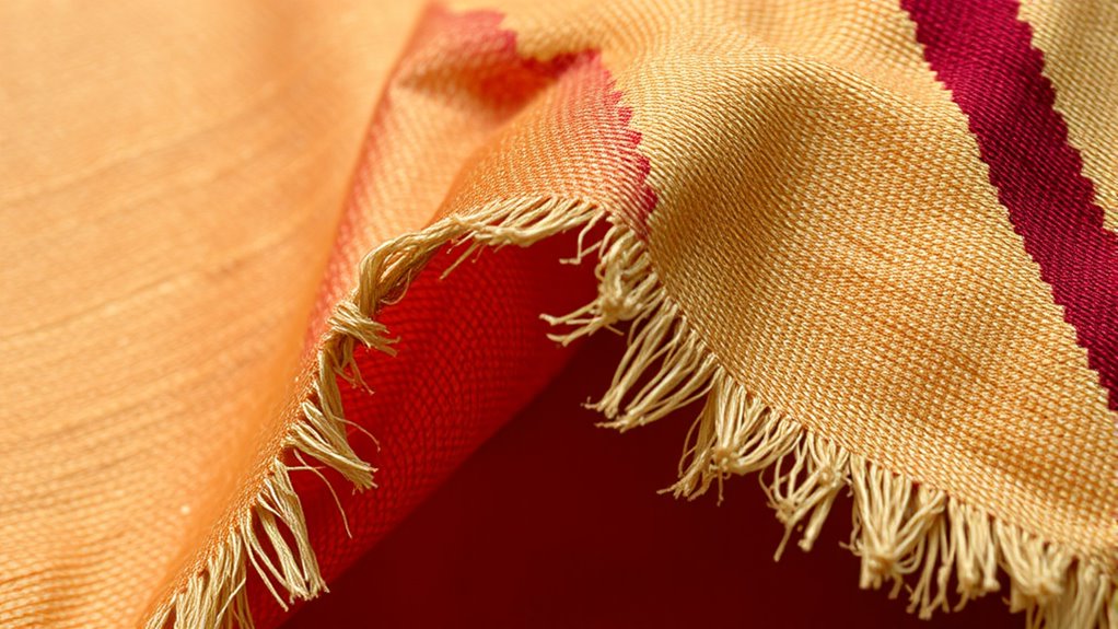 handle silk fabrics carefully