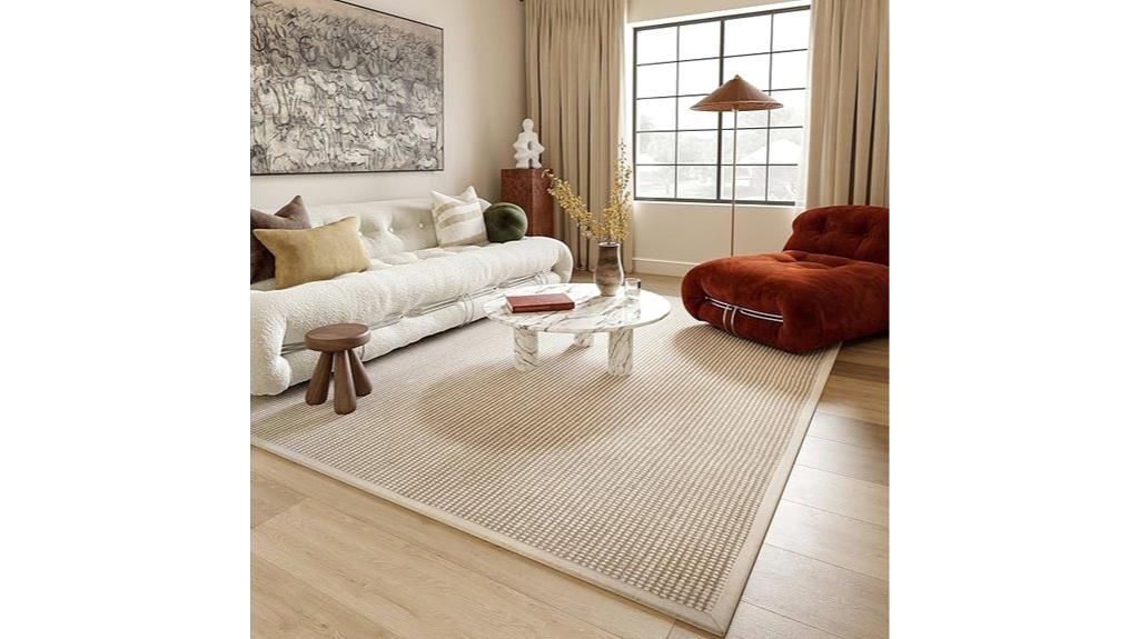 handmade jute wool rug