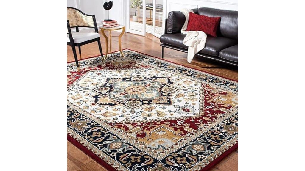 handmade oriental wool rug