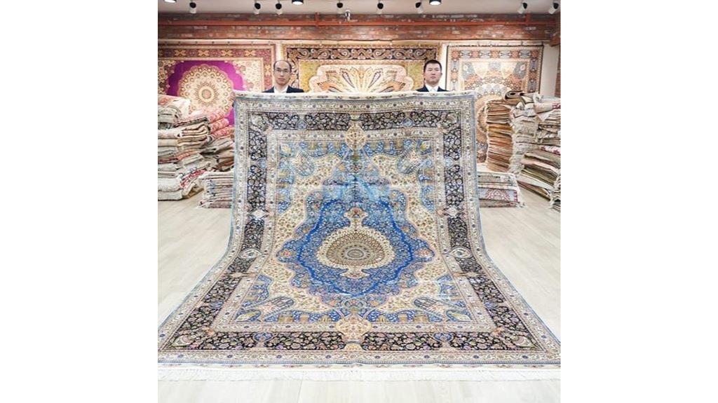 handmade silk carpet