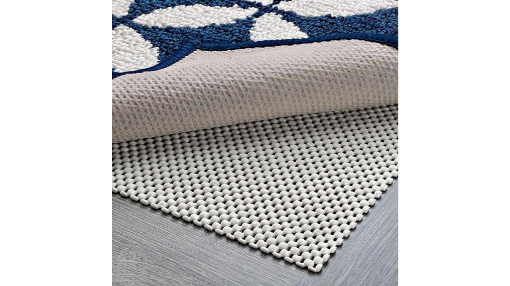 hardwood floor rug pad