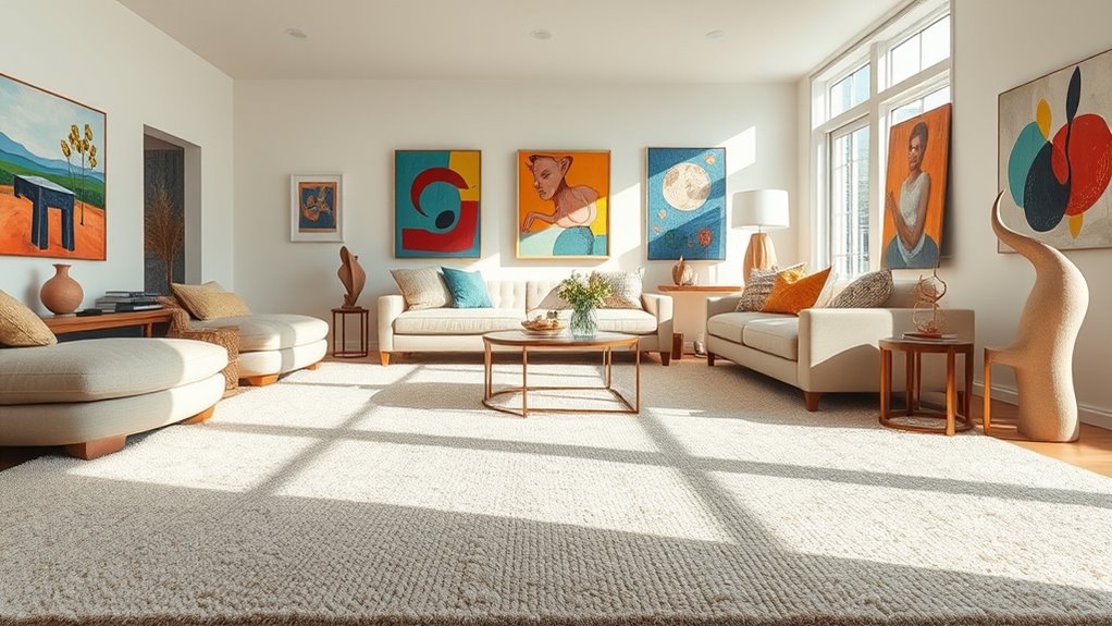 harmonious rug color choices