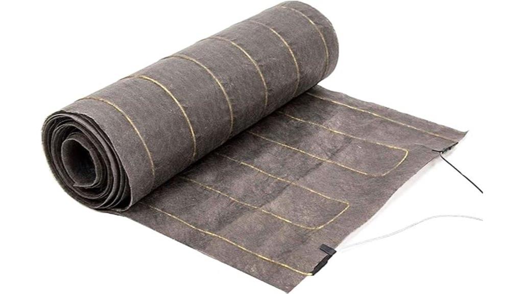 heated mat for hardwood