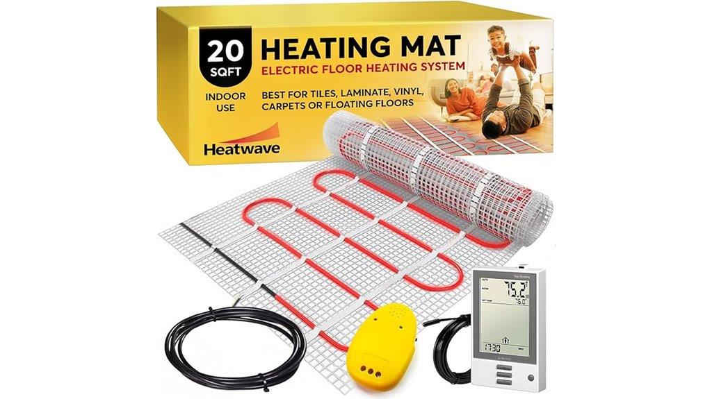 heating system for tiles
