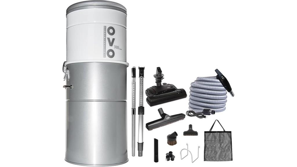 heavy duty central vacuum system
